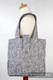 Sac à bandoulière en retailles d’écharpes (100 % coton) - PAISLEY BLEU MARINE & CRÈME - taille standard 37 cm x 37 cm #babywearing
