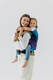 LennyPreschool Carrier, Preschool Size, jacquard weave (100% cotton) - RAINFOREST - CARNIVAL #babywearing