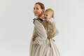 Lenny Buckle Onbuhimo PRO baby carrier, standard size, jacquard weave (100% cotton) - HERBARIUM - RAINDROPS #babywearing