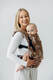 LennyLight Carrier, Standard Size, jacquard weave 100% cotton - HERBARIUM - RAINDROPS #babywearing