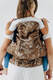 LennyPreschool Carrier, Preschool Size, jacquard weave (100% cotton) - HERBARIUM - RAINDROPS #babywearing