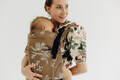 LennyUpGrade PRO Carrier, Standard Size, jacquard weave 100% cotton - HERBARIUM - RAINDROPS #babywearing