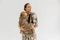 LennyUpGrade PRO Carrier, Standard Size, jacquard weave 100% cotton - HERBARIUM - RAINDROPS #babywearing