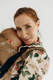 LennyUpGrade PRO Carrier, Standard Size, jacquard weave 100% cotton - HERBARIUM - RAINDROPS #babywearing