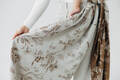 Fular țesut, Mărime Mărimea 8 (XL - 6,0 m), HERBARIUM - RAINDROPS #babywearing