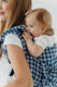 Lenny Buckle Onbuhimo PRO baby carrier, Standard size, jacquard weave (40% cotton, 40% merino wool, 13% silk, 7% cashmere) - PATA DE GALLO - PUZZLE #babywearing