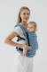 LennyLight Carrier, Standard Size, jacquard weave (40% cotton, 40% merino wool, 13% silk, 7% cashmere) - PATA DE GALLO - PUZZLE #babywearing