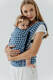 LennyLight Carrier, Standard Size, jacquard weave (40% cotton, 40% merino wool, 13% silk, 7% cashmere) - PATA DE GALLO - PUZZLE #babywearing