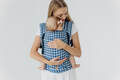 LennyLight Carrier, Standard Size, jacquard weave (40% cotton, 40% merino wool, 13% silk, 7% cashmere) - PATA DE GALLO - PUZZLE #babywearing