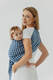 Sling cu inele, Mărime Standard 1,8 m, PATA DE GALLO - PUZZLE #babywearing