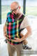 Ergonomic Carrier, Toddler Size, diamond weave 100% cotton - DIAMOND PLAID - Second Generation #babywearing