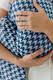 Fular țesut, Mărime Mărimea 4 (XS - 3,6 m), PATA DE GALLO - PUZZLE #babywearing