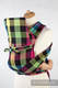 Nosidełko dla dzieci MEI-TAI MINI, bawełna, splot diamentowy, z kapturkiem, DIAMENTOWA KRATA #babywearing