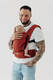 LennyLight Carrier, Standard Size, broken-twill weave 100% cotton - ROOIBOS #babywearing