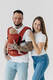 LennyLight Carrier, Standard Size, broken-twill weave 100% cotton - ROOIBOS #babywearing