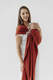 Ring Sling, Broken twill Weave (100% cotton), with gathered shoulder - ROOIBOS - standard 1.8m #babywearing