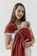 Ring Sling, Broken twill Weave (100% cotton), with gathered shoulder - ROOIBOS - standard 1.8m #babywearing