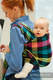 Chusta do noszenia dzieci, tkana splotem diamentowym, bawełna - DIAMENTOWA KRATA -  rozmiar M #babywearing