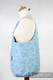 Hobo Tasche, hergestellt vom gewebten Stoff (100% Baumwolle) - PAISLEY TÜRKIS & CREME #babywearing
