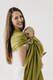 Ring Sling, Broken twill Weave (100% cotton), with gathered shoulder - SENCHA - standard 1.8m #babywearing