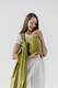 Tragetuch, Kreuzköper-Bindung (100% Baumwolle) - SENCHA - Größe M #babywearing