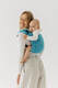 Lenny Buckle Onbuhimo PRO baby carrier, standard size, jacquard weave (50% silk, 50% cotton) - INFINITY - HAVEN #babywearing