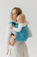 Lenny Buckle Onbuhimo PRO baby carrier, standard size, jacquard weave (50% silk, 50% cotton) - INFINITY - HAVEN #babywearing