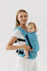 LennyLight Carrier, Standard Size, jacquard weave (50% silk, 50% cotton) - INFINITY - HAVEN #babywearing