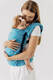 LennyLight Carrier, Standard Size, jacquard weave (50% silk, 50% cotton) - INFINITY - HAVEN #babywearing