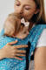 LennyLight Carrier, Standard Size, jacquard weave (50% silk, 50% cotton) - INFINITY - HAVEN #babywearing