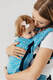 LennyLight Carrier, Standard Size, jacquard weave (50% silk, 50% cotton) - INFINITY - HAVEN #babywearing