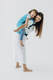 LennyPreschool Carrier, Preschool Size, jacquard weave (50% silk, 50% cotton) - INFINITY - HAVEN #babywearing