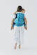LennyPreschool Carrier, Preschool Size, jacquard weave (50% silk, 50% cotton) - INFINITY - HAVEN #babywearing