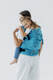 LennyPreschool Carrier, Preschool Size, jacquard weave (50% silk, 50% cotton) - INFINITY - HAVEN #babywearing