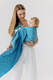 Ring Sling, Jacquard Weave (50% silk, 50% cotton), with gathered shoulder - INFINITY - HAVEN - standard 1.8m #babywearing