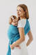 Fular, tejido jacquard (50% seda, 50% algodón) - INFINITY - HAVEN - talla XL #babywearing