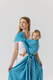 Fular, tejido jacquard (50% seda, 50% algodón) - INFINITY - HAVEN - talla XL #babywearing