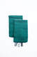 Drool Pads (100% cotton) - LITTLE HERRINGBONE OMBRE GREEN  #babywearing