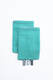 Drool Pads (100% cotton) - LITTLE HERRINGBONE OMBRE GREEN  #babywearing