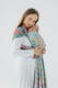Baby sling for babies with low birthweight, Jacquard Weave, 100% cotton - TANGLED - PLAIT  - size XS #babywearing