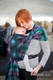 Żakardowa chusta do noszenia dzieci, bawełna - KULE DISCO - rozmiar XL #babywearing
