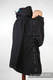 Kurtka do noszenia - Parka - Czarna z Diamentową Kratą - rozmiar XS #babywearing