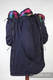 Parka Babywearing Coat - size XL - Navy Blue & Diamond Plaid #babywearing