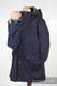 Parka Babywearing Coat - size M - Navy Blue & Diamond Plaid #babywearing
