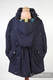 Parka Babywearing Coat - size M - Navy Blue & Diamond Plaid #babywearing