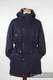 Parka Babywearing Coat - size XS - Navy Blue & Diamond Plaid #babywearing