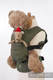 Doll Carrier made of woven fabric, 100% cotton - DIAMOND CAMO #babywearing