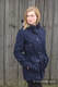 Parka Coat - size XL - Navy Blue & Diamond Plaid #babywearing