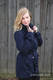 Parka Coat - size L - Navy Blue & Customized Finishing #babywearing