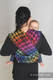Żakardowa chusta do noszenia dzieci, bawełna - TĘCZOWA PEPITKA - rozmiar M (drugi gatunek) #babywearing